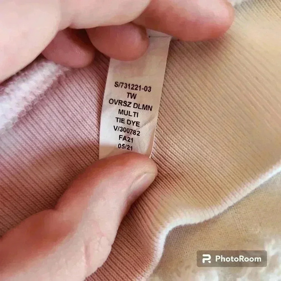 Gap Sweatshirt Tie Dye Crop Size Teen 14/16 - Picture 6 of 7